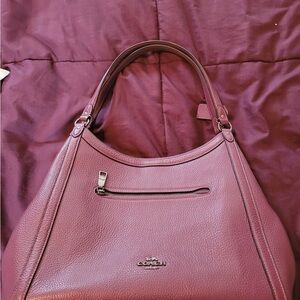Coach Women's Rich Purple Shoulder Bag